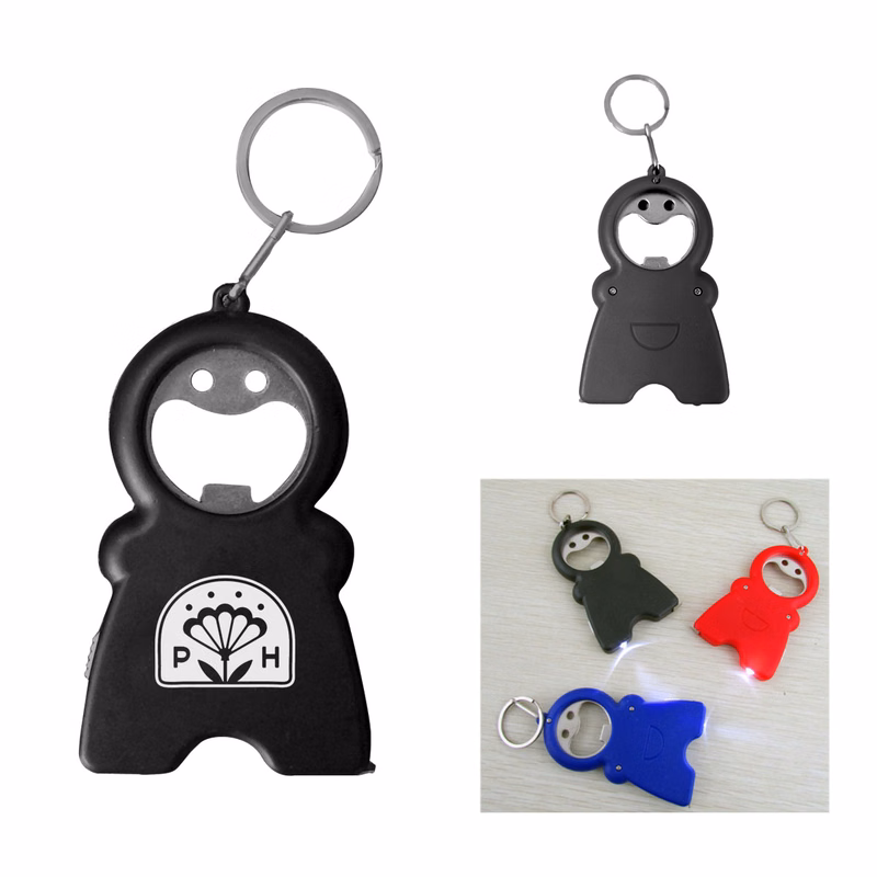 "3-In-1 Key Holder With Tape Measure And LED Lamp"