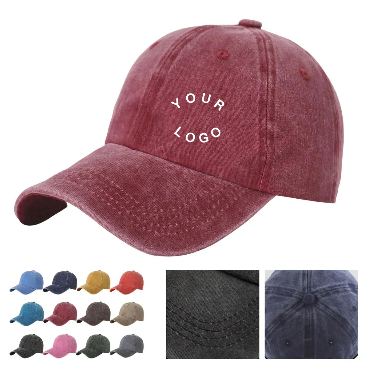 Cotton Washed Baseball Cap for Casual Daily Wear 1