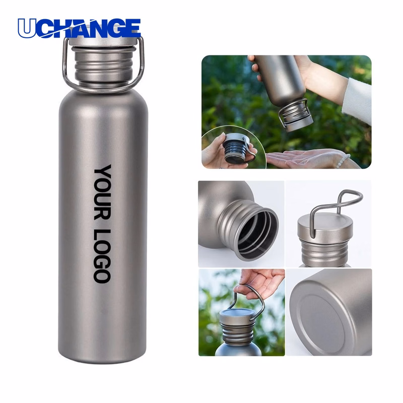 20oz Pure Titanium Sports Water Bottle Drinkware