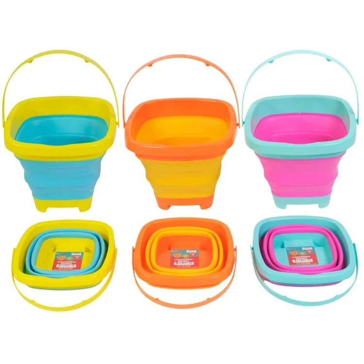 Collapsible Square Buckets - Assorted 1