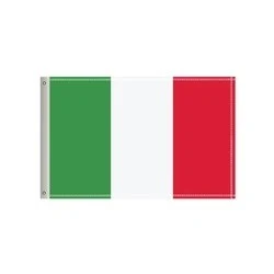 National Flag, Italy, Double-Sided - 60"W x 36"H 1
