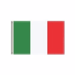 National Flag, Italy, Double-Sided - 60"W x 36"H
