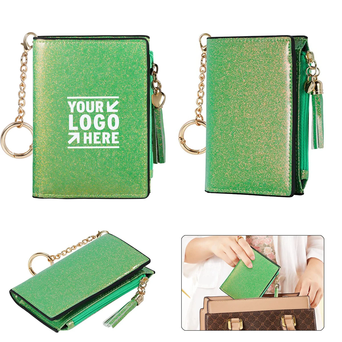 Womens Small Bifold Slim Mini Wallet 1