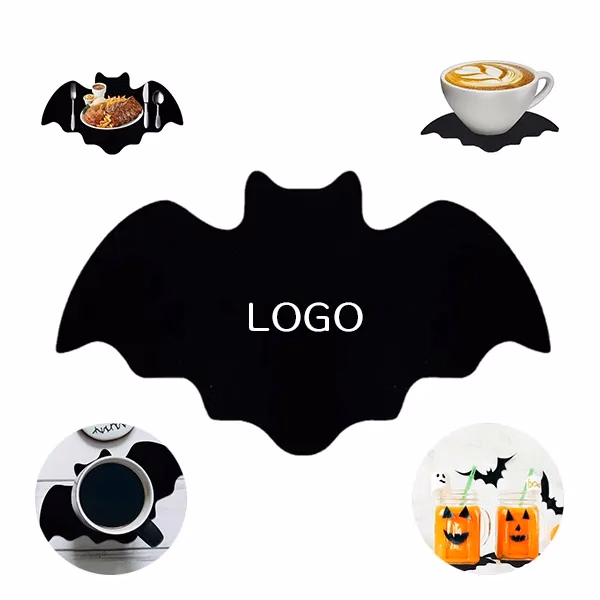 Bat Shape Felt Placemat with Table Decor