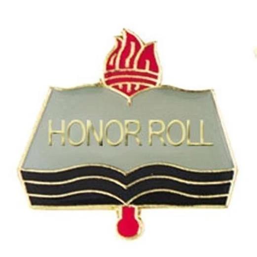Honor Roll Scholastic Pin 1