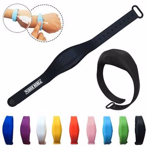 Elegant Adjustable Silicone Sanitizer Wristband Bracelet Dispenser