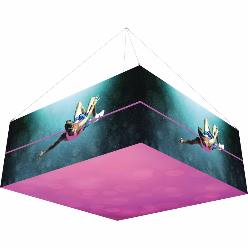 Formulate Backlit Square Hanging Structure 1004