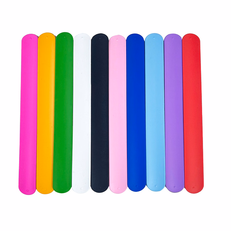 Solid Color Clap Bracelet Silicone Durable Kid's Pat Ring