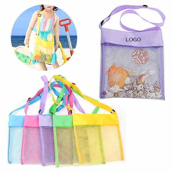 Kids Beach Shell Bag with Cute Seashell Tote for Children