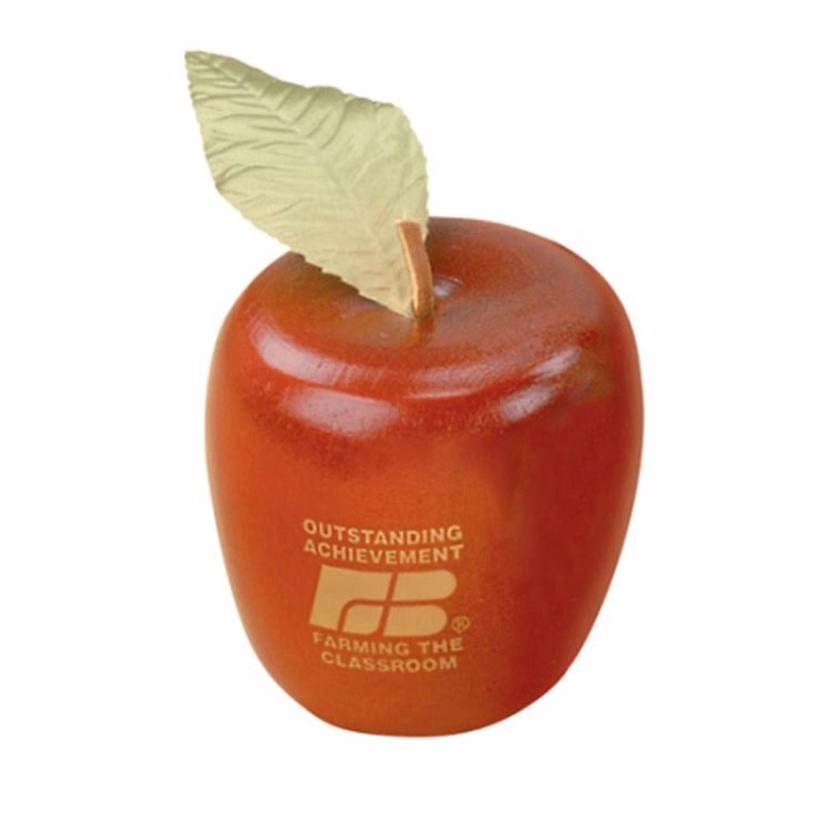 Red Apple with Custom Imprint