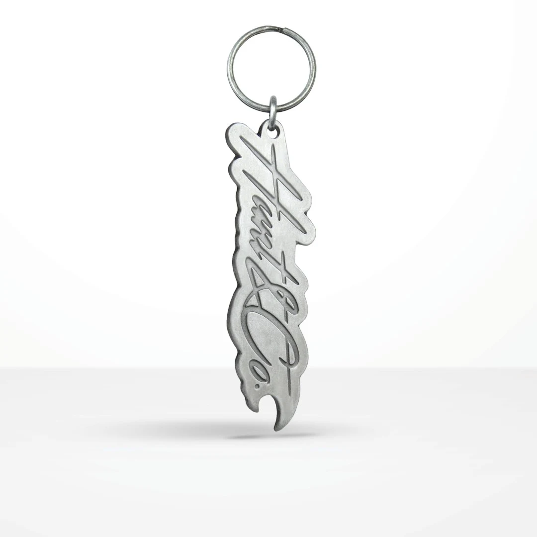 Classic Hook-Style Bottle Opener Key Chain 1