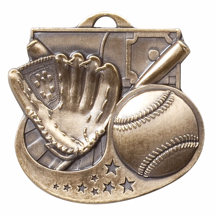 Baseball Star Blast Medal, 2"