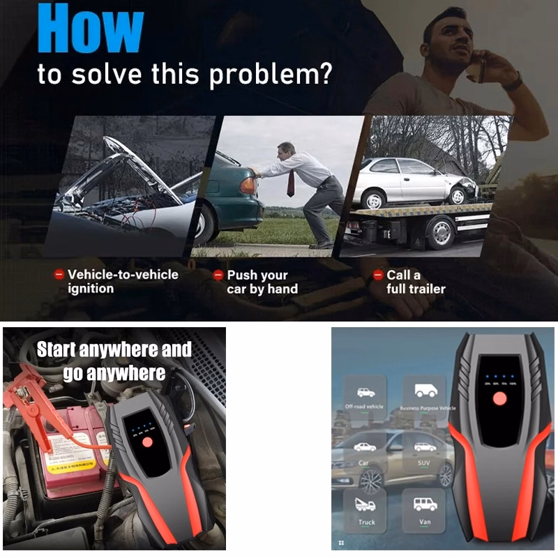 29600mWH Car Jump Starter Power Bank