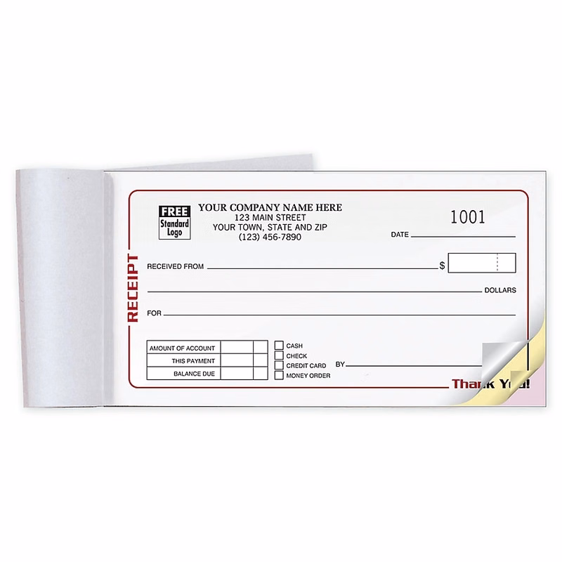 Receipts, Classic Booked, Small