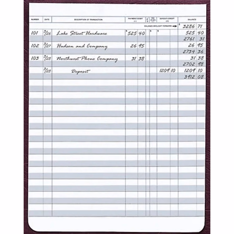 Registers for Secretary Deskbook Checks