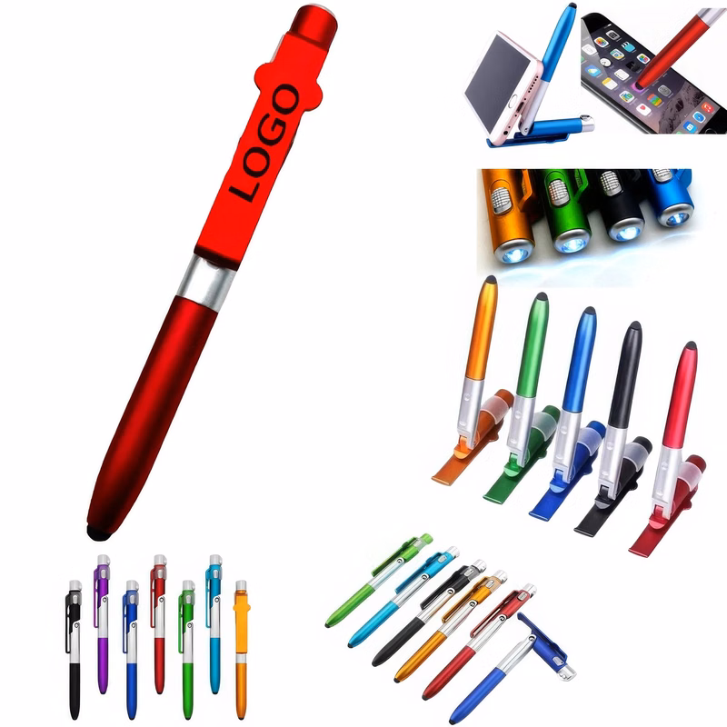 4-In-1 Multifunctional Stylus Ballpoint Pen