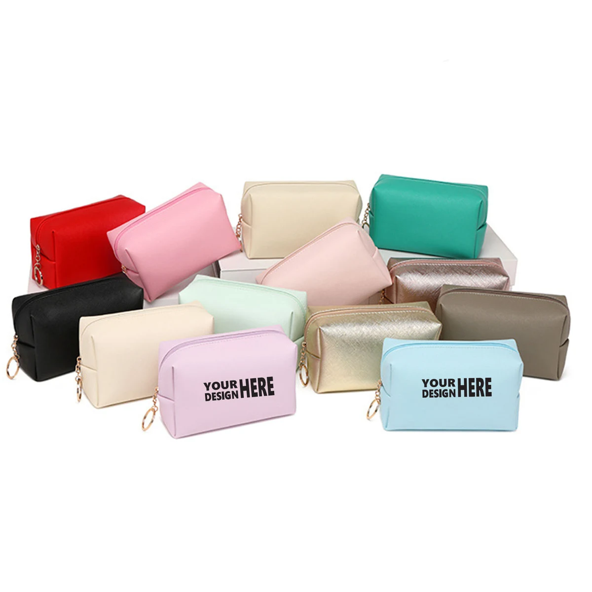 Durable Portable PU Makeup Bag 1