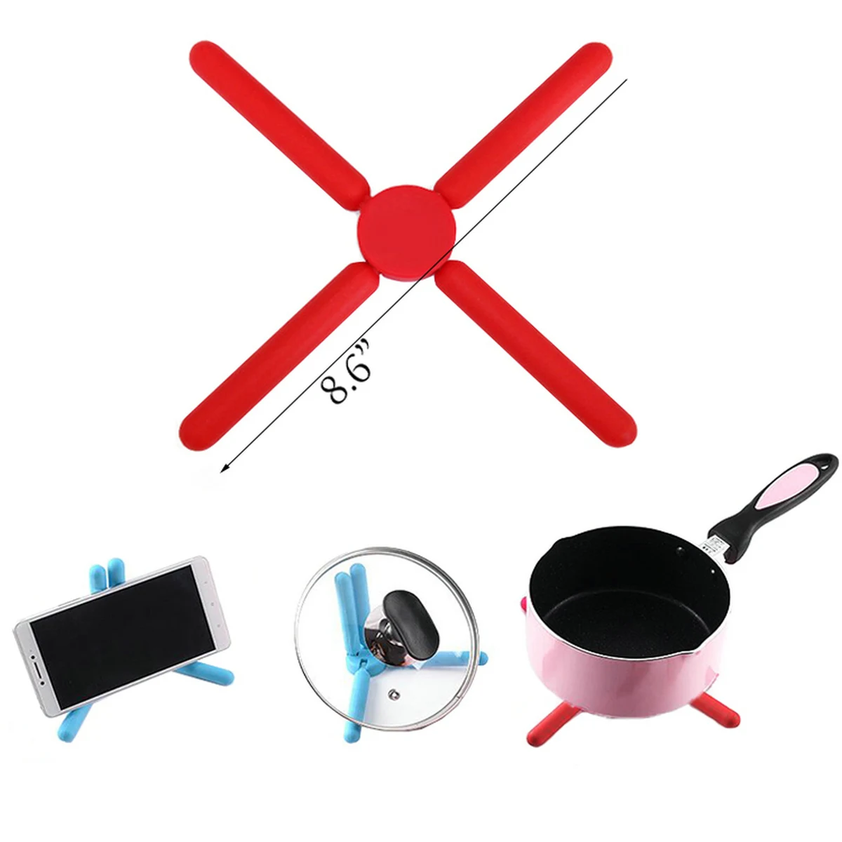 Cross Shape Insulation Mat Silicone Pad 1