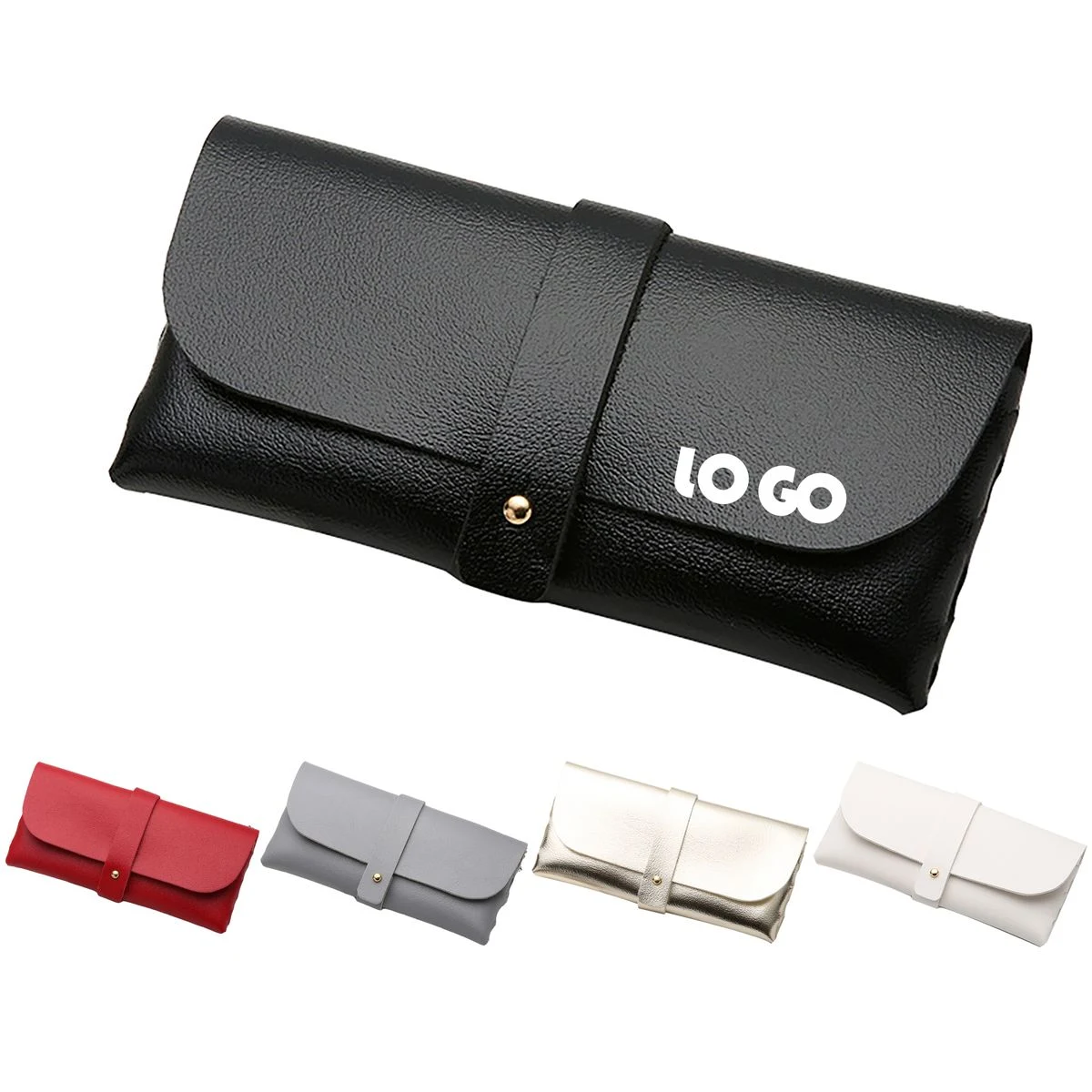 Portable Leather Glasses Case 1