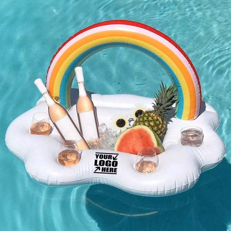Rainbow Floating Drink Holder Serving Bar