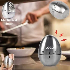 Egg Shaped Mechanical Countdown Timer with Alarm 1