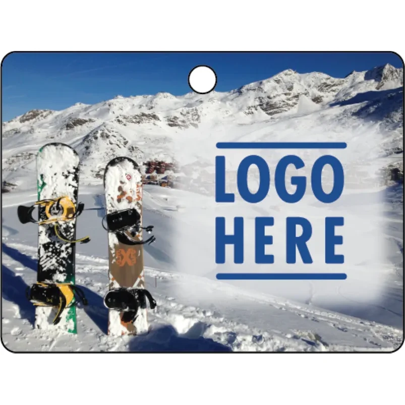 1/4" Recycled Wood Ornaments-Snowboards 1