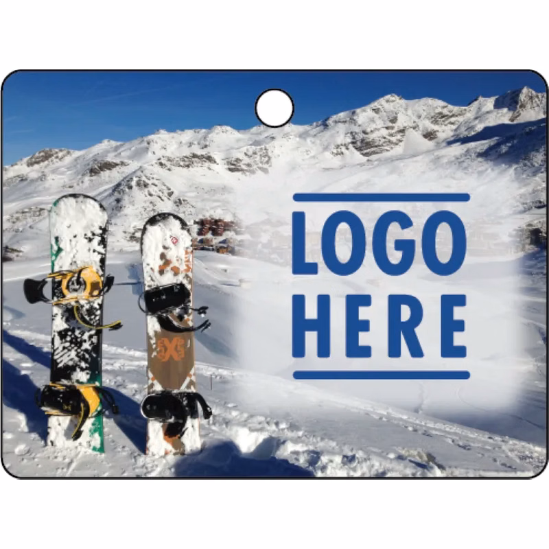 1/4" Recycled Wood Ornaments-Snowboards