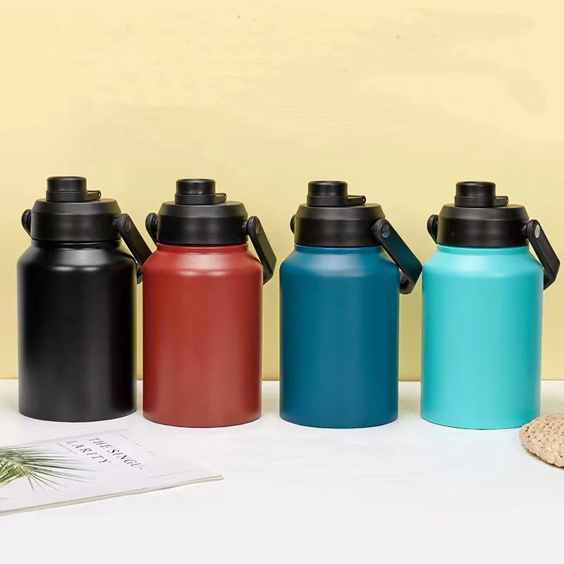 64 oz Stainless Steel Bottle, custom water bottle with logo imprint 1
