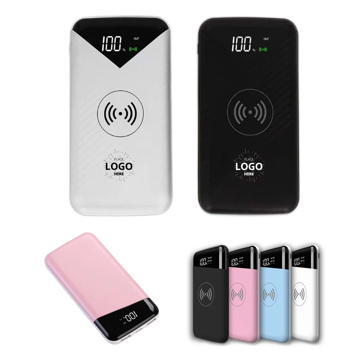 Portable USB & Wireless Wireless Charging Bank 1