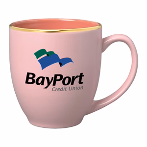 15 oz. pink Bistro Matte Pastel Mug
