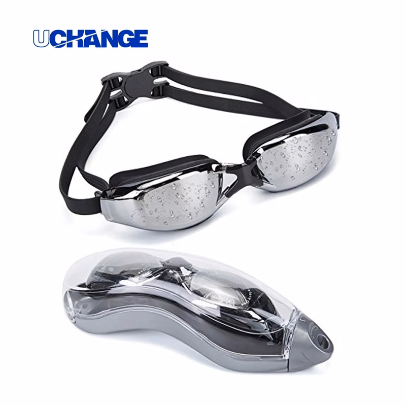 Anti-Fog UV Protection Swimming Goggles with Case