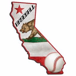 Plaque: California State 8" , MDF 3/8 thick Wood,