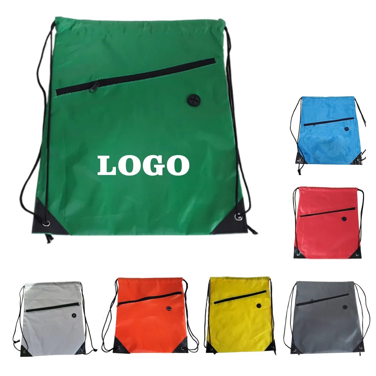 Drawstring Bag With Headphone Hole 1