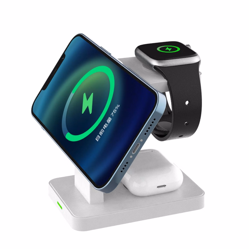 3-in-1 Magnetic Fast Charging Wireless Charger
