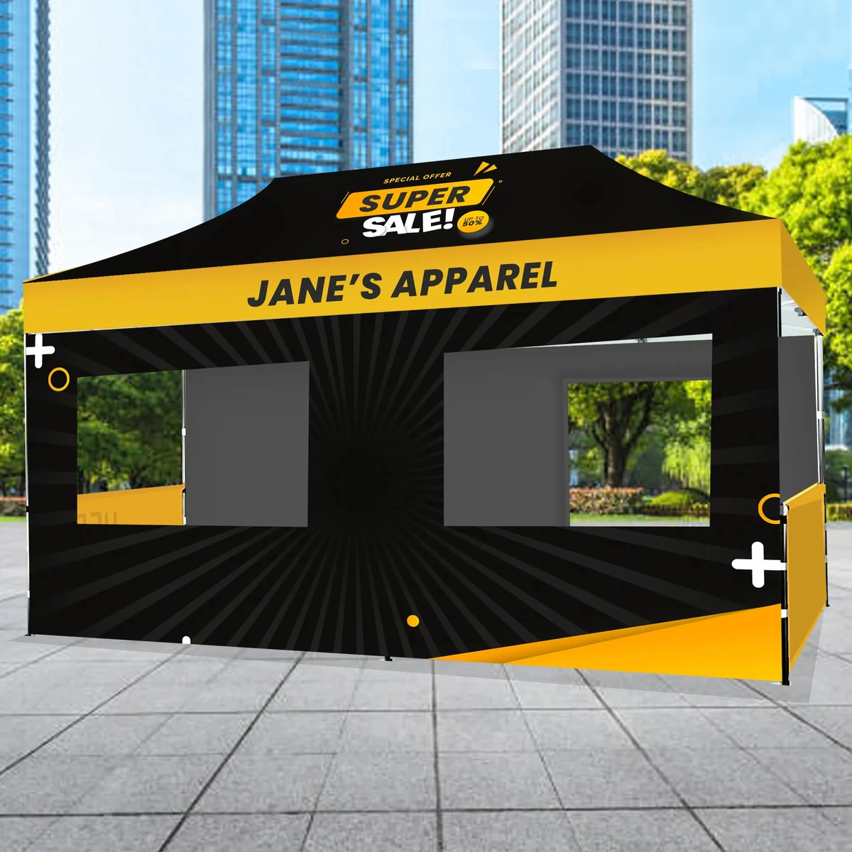 10'x20' Custom Concession Tent 1