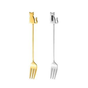 Cat Handle Steel Fork 1