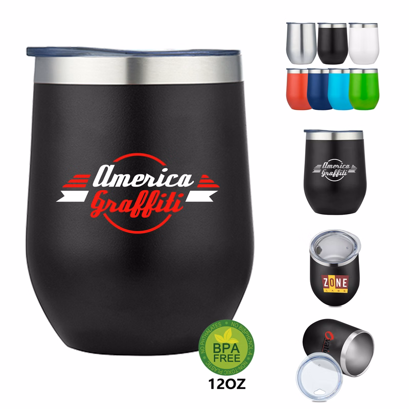 Stainless Steel Stemless Tumbler - 12oz