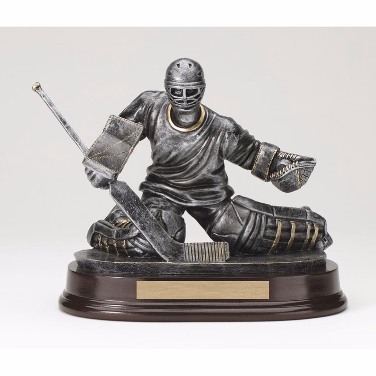 9 1/2" Tall Goalie Hockey Figure Award