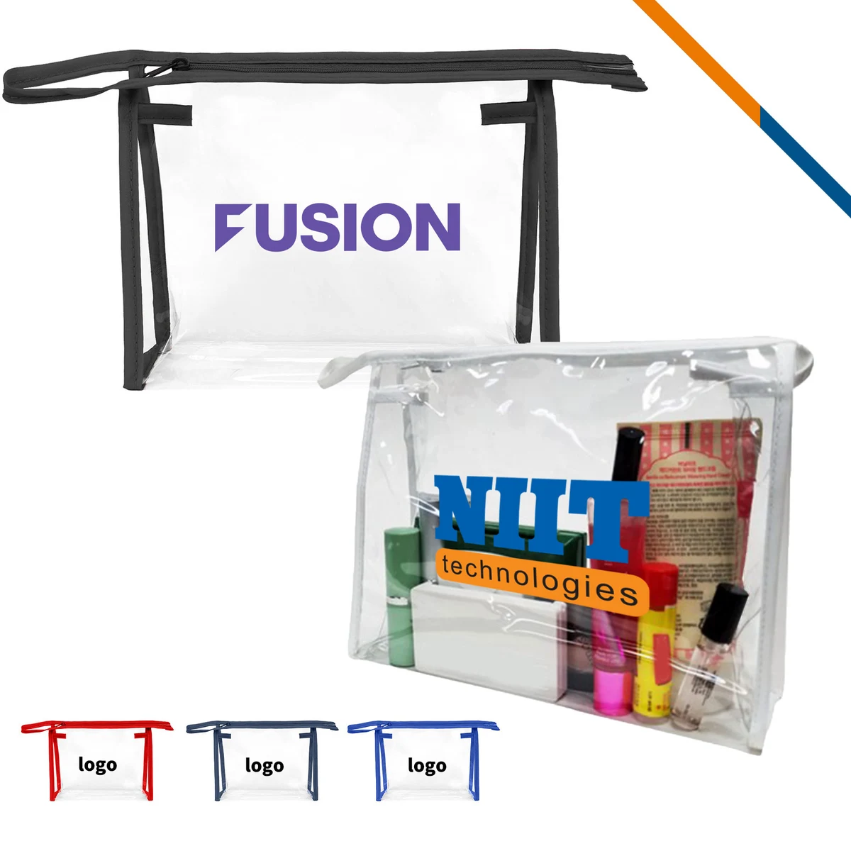 Rical Clear Toiletry Pouch 1