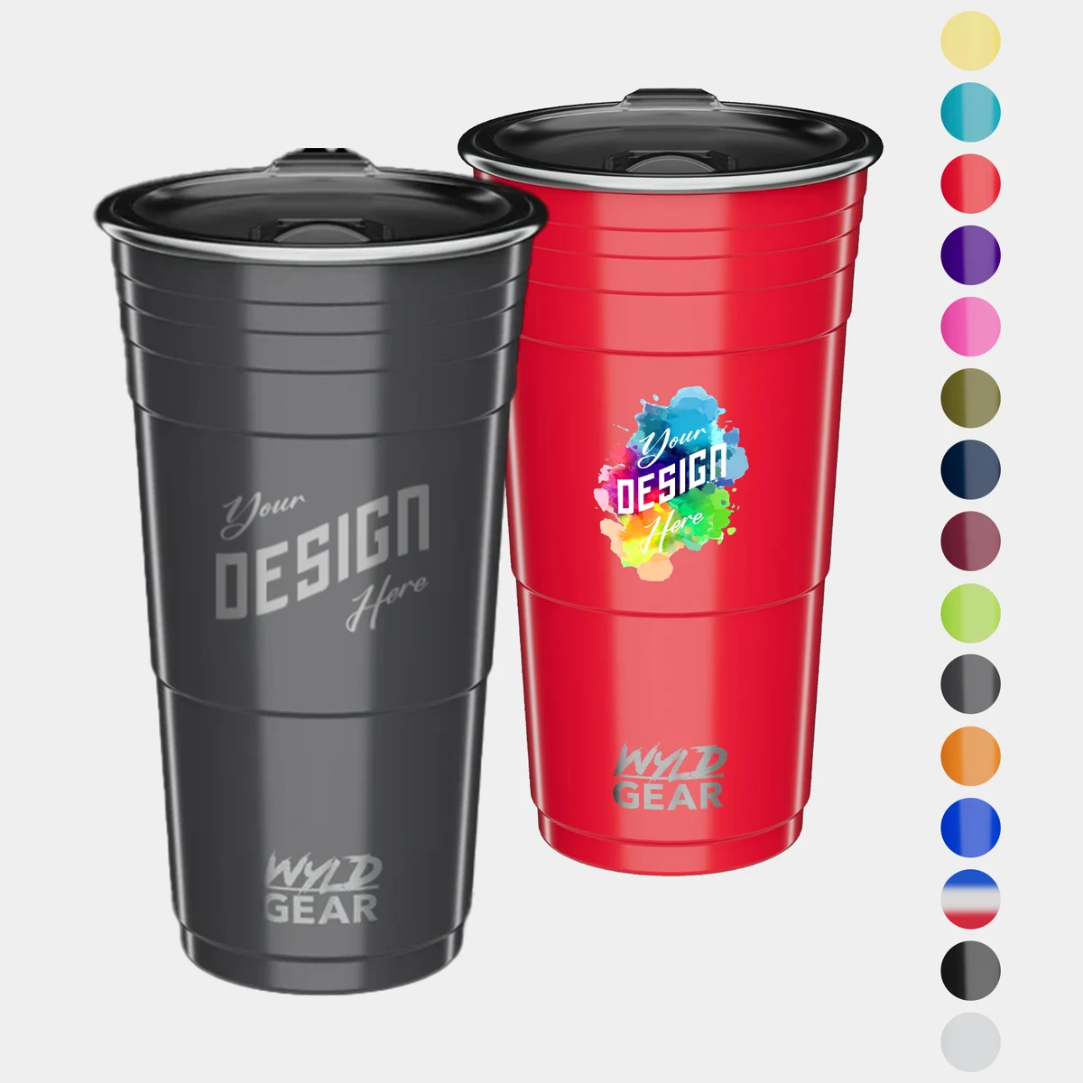 24 oz Wyld Gear® Stainless Steel Vacuum Insulated Party Cup 1