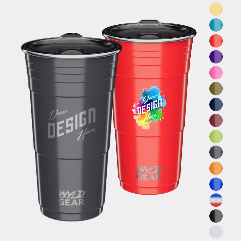 24 oz Wyld Gear® Stainless Steel Vacuum Insulated Party Cup