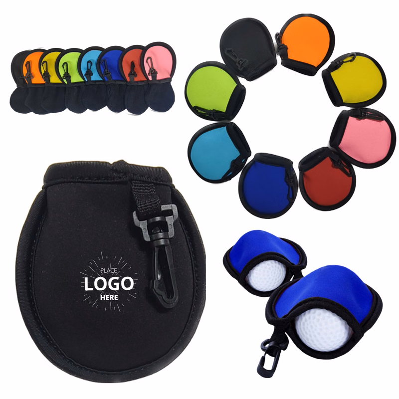 Portable Golf Ball Tray Pocket with Clip Buckle