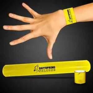 Yellow 8 3/4" Slap Bracelet 1