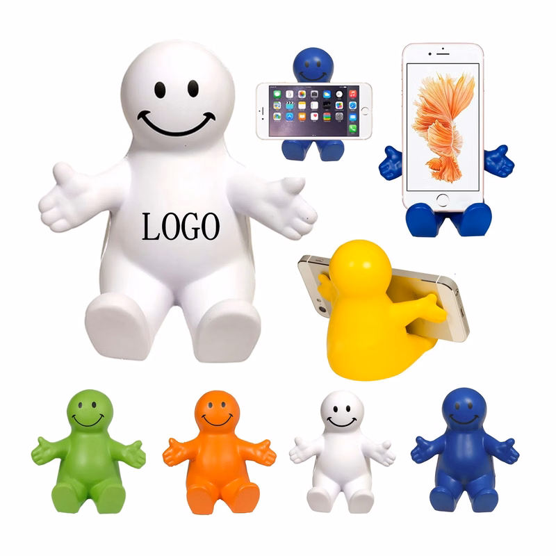 2in1 PU Soft Silicone Phone Holder & Squeeze Stress Relief