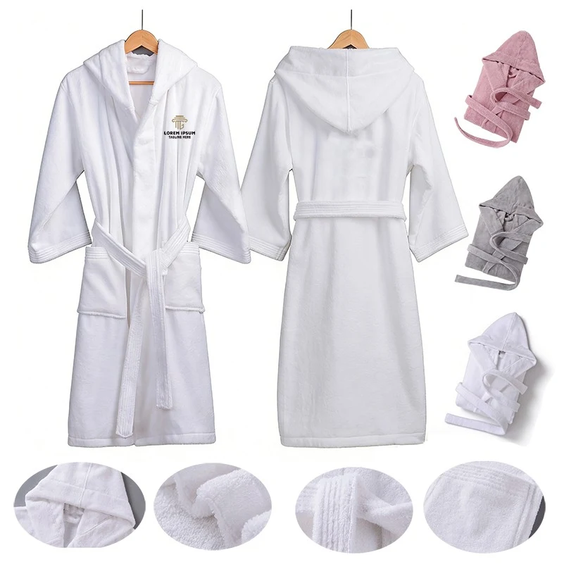 Unisex Cotton Hotel Spa Bathrobes 1