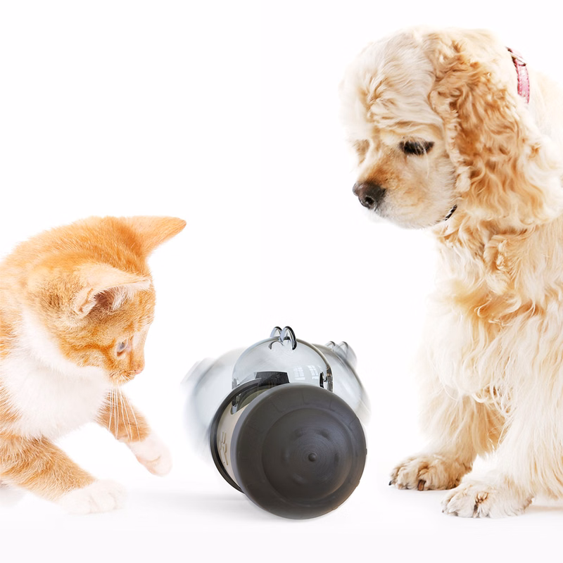 Plastic Food Dispenser Playing Chasing Eating Pet Supplies