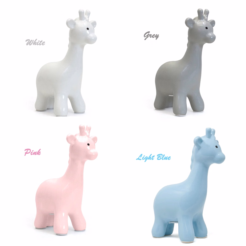 9" Jumbo Ceramic Giraffe Money Bank