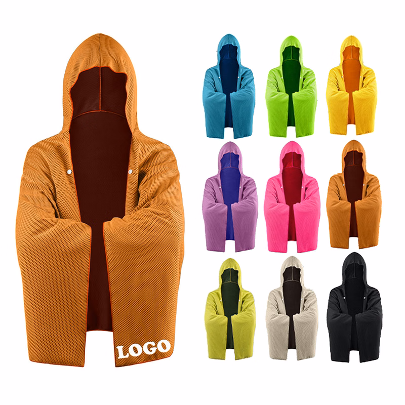 MOQ 5 pcs Quick-Dry Sports Poncho