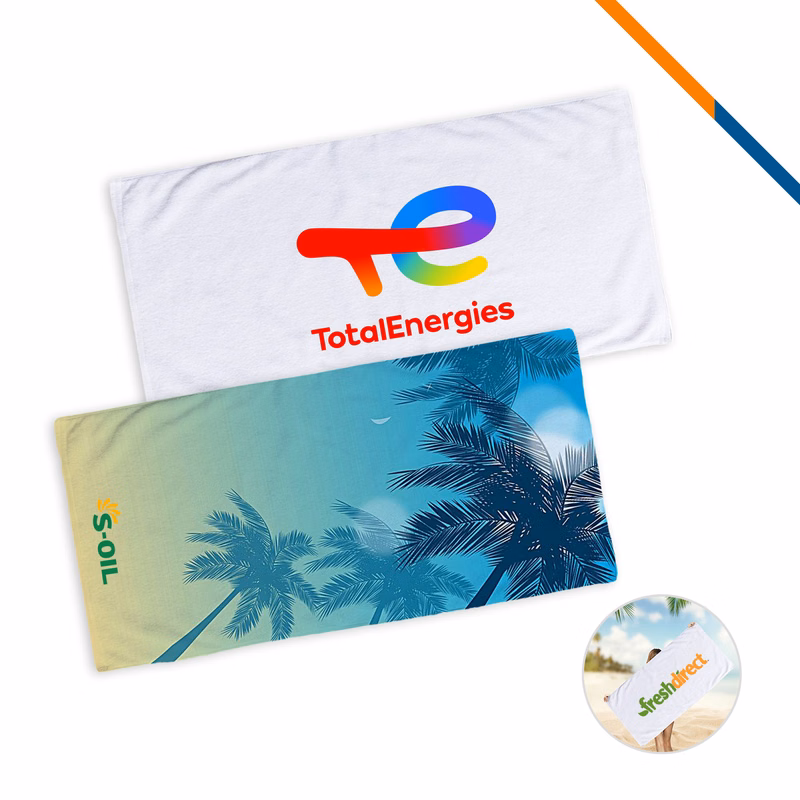 Wlint Sublimated Beach Towel - 58" x 28"