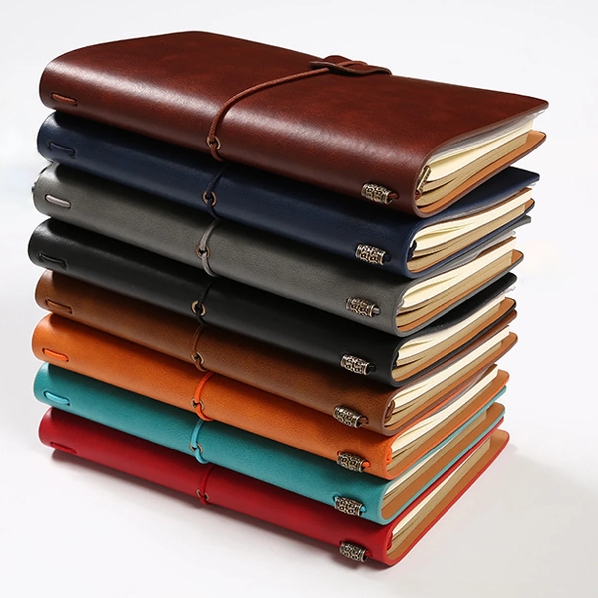 PU Leather A6 Business Travel Journal Pocket Notebook 1